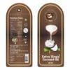 The-Oil-Factory-Extra-Virgin-Coconut-Oil-Nutrition-Label Back label of The Oil Factory Extra Virgin Coconut Oil showing nutritional facts, MCT content, and FSSAI certification.