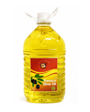 TOF Pomace Olive Oil 5L large volume pack, refined Spanish oil for healthy bulk cooking.