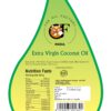 extra-virgin-coconut-oil-nutrition-label-back Nutrition facts and ingredients for Extra Virgin Coconut Oil, 100% natural with high Lauric Acid and FSSAI certification.